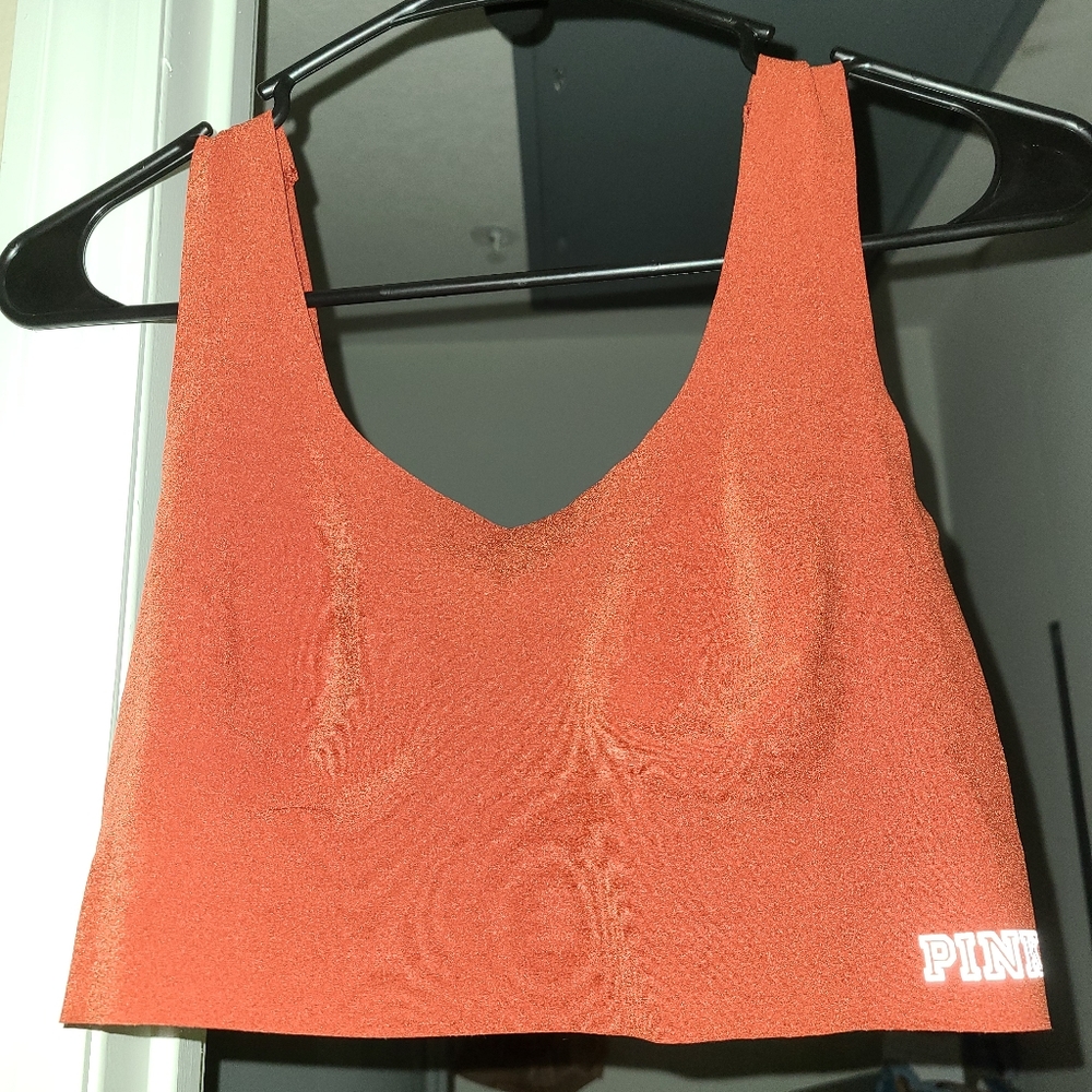 Pink bralette/ sports bra seamless